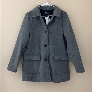 American Apparel Gray Wool Coat